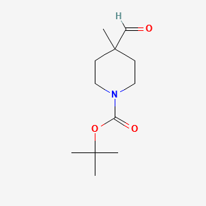 1-Boc-4-Formyl-4-Methylpiperidine structure, CAS 189442-92-0