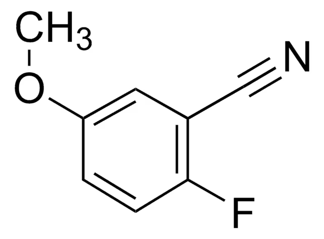 5-Fluoro-2-methoxybenzonitrile structure, CAS 189628-38-4