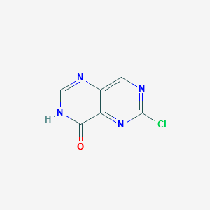 6-Chloropyrimido[5,4-d]pyrimidin-4(3H)-one structure, CAS 189747-31-7