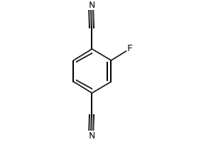 2-Fluoroterephthalonitrile structure, CAS 1897-53-6