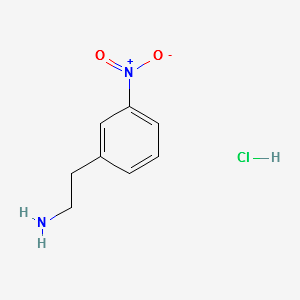 3-Nitro-phenEthylaminehydrochloride structure, CAS 19008-62-9