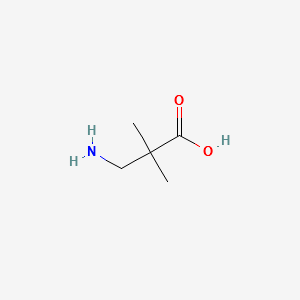 3-Amino-2,2-diMethylpropanoicacid structure, CAS 19036-43-2