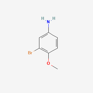 3-Bromo-4-methoxyaniline structure, CAS 19056-41-8