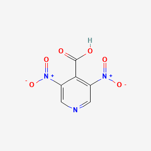 3,5-Dinitroisonicotinicacid structure, CAS 191017-95-5
