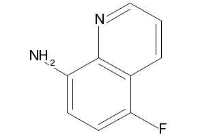 5-Fluoroquinolin-8-amine structure, CAS 161038-18-2