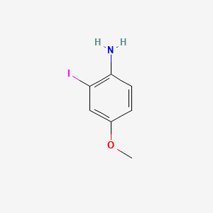 2-Iodo-4-methoxyphenylamine structure, CAS 191348-14-8