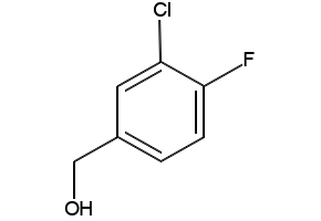 3-Chloro-4-fluorobenzylalcohol structure, CAS 161446-90-8
