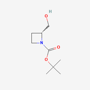 (R)-1-Boc-2-azetidinemethanol structure, CAS 161511-90-6