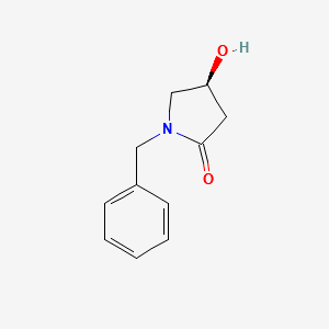 (S)-1-Benzyl-4-hydroxy-2-pyrrolidinone structure, CAS 191403-66-4