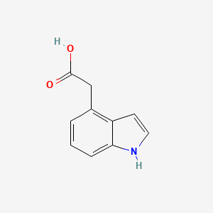 2-(1H-Indol-4-yl)aceticacid structure, CAS 16176-74-2