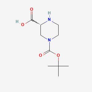 (R)-1-Boc-Piperazine-3-carboxylicacid structure, CAS 192330-11-3