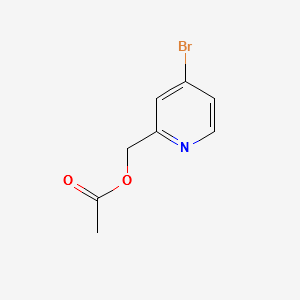 (4-Bromopyridin-2-yl)methylacetate structure, CAS 192642-94-7