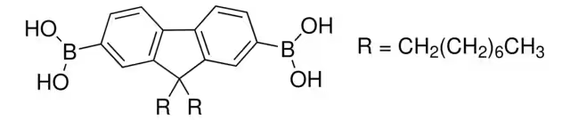 9,9-Dioctylfluorene-2,7-diboronicacid structure, CAS 258865-48-4