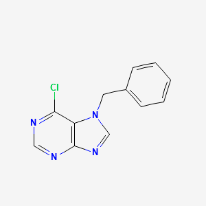 7-Benzyl-6-chloro-7H-purine structure, CAS 1928-77-4