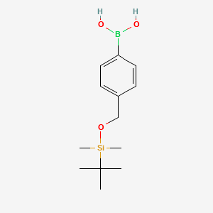 4-Tbdms-hydroxyMethylphenylboronicacid structure, CAS 162356-89-0