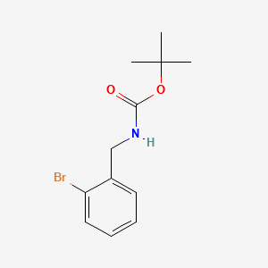 Tert-Butyl2-bromobenzylcarbamate structure, CAS 162356-90-3