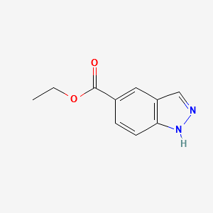 1H-Indazole-5-carboxylicacidethylester structure, CAS 192944-51-7