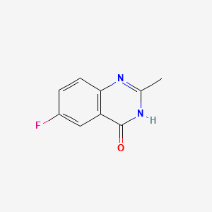 6-Fluoro-2-methylquinazolin-4-ol structure, CAS 194473-04-6