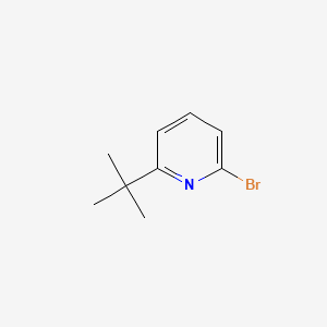 2-Bromo-6-tert-butylpyridine structure, CAS 195044-14-5