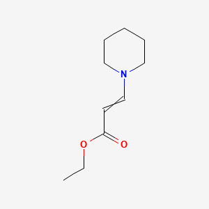 Ethyl3-(1-piperidinyl)acrylate structure, CAS 19524-67-5