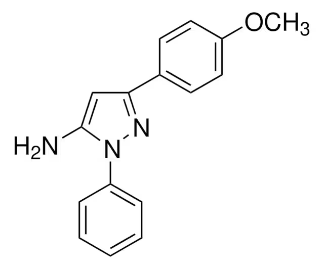 3-(4-Methoxyphenyl)-1-phenyl-1H-pyrazol-5-amine structure, CAS 19652-13-2