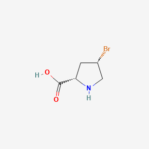 (2S,4S)-4-Bromopyrrolidine-2-carboxylicacid structure, CAS 16257-69-5