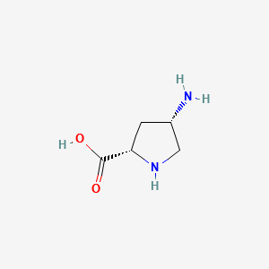 (2S,4S)-4-Aminopyrrolidine-2-carboxylicacid structure, CAS 16257-83-3