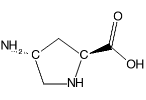 (2S,4R)-4-Aminopyrrolidine-2-carboxylicacid structure, CAS 16257-88-8