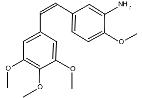 (Z)-2-Methoxy-5-(3,4,5-trimethoxystyryl)aniline structure, CAS 162705-07-9