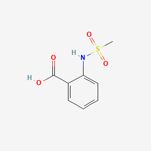 2-Methanesulfonylaminobenzoicacid structure, CAS 162787-61-3
