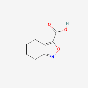 4,5,6,7-Tetrahydro-2,1-benzisoxazole-3-carboxylicacid structure, CAS 261350-47-4