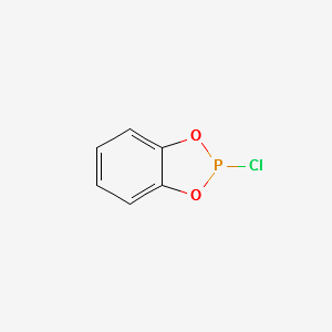 1,2-Phenylenephosphorochloridite structure, CAS 1641-40-3