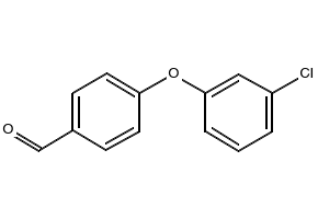 4-(3-Chloro-phenoxy)-benzaldehyde structure, CAS 164522-90-1