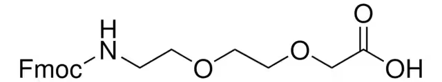[2-[2-(Fmoc-Amino)ethoxy]ethoxy]aceticacid structure, CAS 166108-71-0