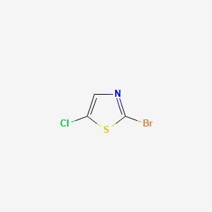 2-Bromo-5-chlorothiazole structure, CAS 16629-15-5