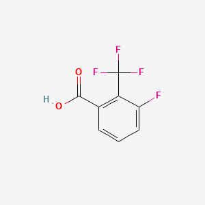 3-Fluoro-2-trifluoromethylbenzoicacid structure, CAS 261951-80-8