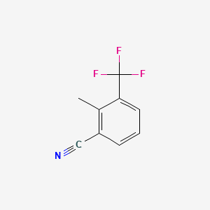 2-Methyl-3-(trifluoromethyl)benzonitrile structure, CAS 261952-02-7