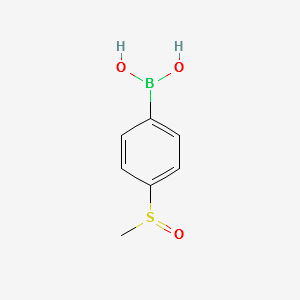 4-(Methanesulfinyl)phenylboronicacid structure, CAS 166386-48-7