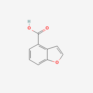 Benzofuran-4-carboxylicacid structure, CAS 166599-84-4