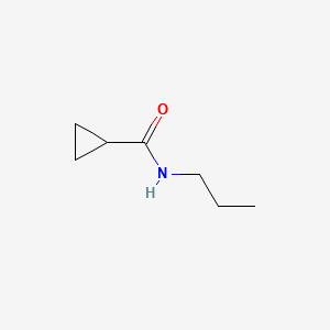 N-Propylcyclopropanecarboxamide structure, CAS 26389-59-3