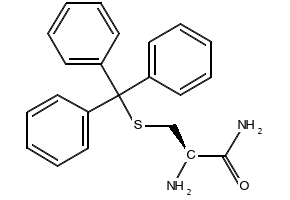H-Cys(Trt)-NH2 structure, CAS 166737-85-5