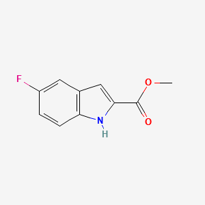 5-Fluoro-1H-indole-2-carboxylicacidmethylester structure, CAS 167631-84-7