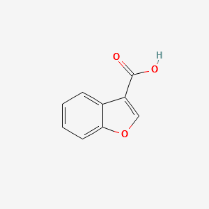 Benzofuran-3-carboxylicacid structure, CAS 26537-68-8