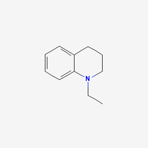 1-Ethyl-1,2,3,4-tetrahydroquinoline structure, CAS 16768-69-7