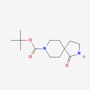 2,8-Diazaspiro[4.5]decane-8-carboxylicacid,1-oxo-,1,1-dimethylEthylester structure, CAS 268550-48-7