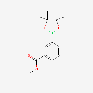 3-(4,4,5,5-Tetramethyl-1,3,2-dioxaborolan-2-yl)benzoate structure, CAS 269410-00-6