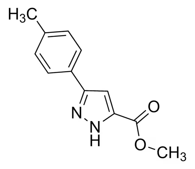 5-P-Tolyl-3-(trifluoromethyl)-1H-pyrazole structure, CAS 26974-15-2