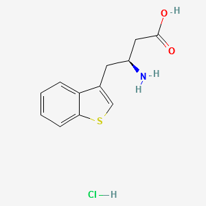 (S)-3-Amino-4-(3-benzothienyl)butanoicacidhydrochloride structure, CAS 270063-44-0