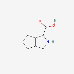 Octahydro-cyclopenta[c]pyrrole-1-carboxylicacidhydrochloride structure, CAS 270902-48-2