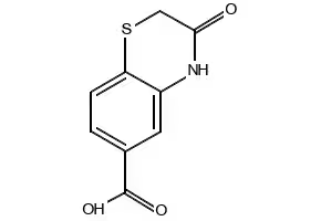 3-Oxo-3,4-dihydro-2H-1,4-benzothiazine-6-carboxylicacid structure, CAS 272437-84-0